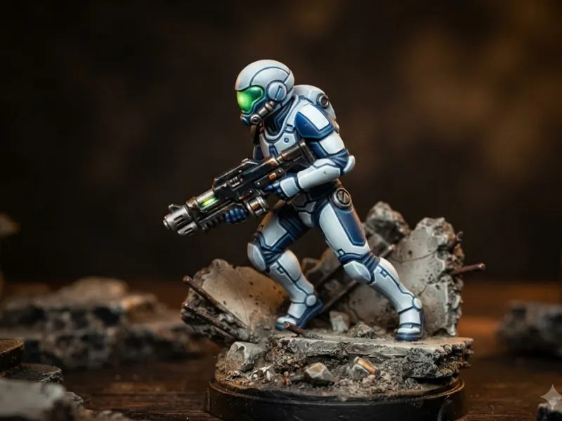 Project: Paint a Sci-Fi Trooper illustration